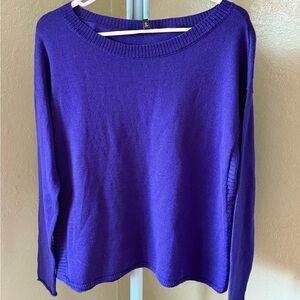 Eileen Fisher Blue Sweater. Size Small